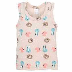 Майка для дівчинки, широка бретель, з малюнком Татошка (розмір 116)