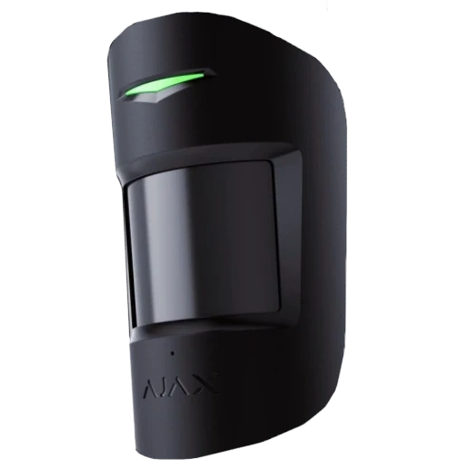 Ajax CombiProtect S (8PD) black Бездротовий комбінований сповіщувач руху та розбиття скла, фото 1