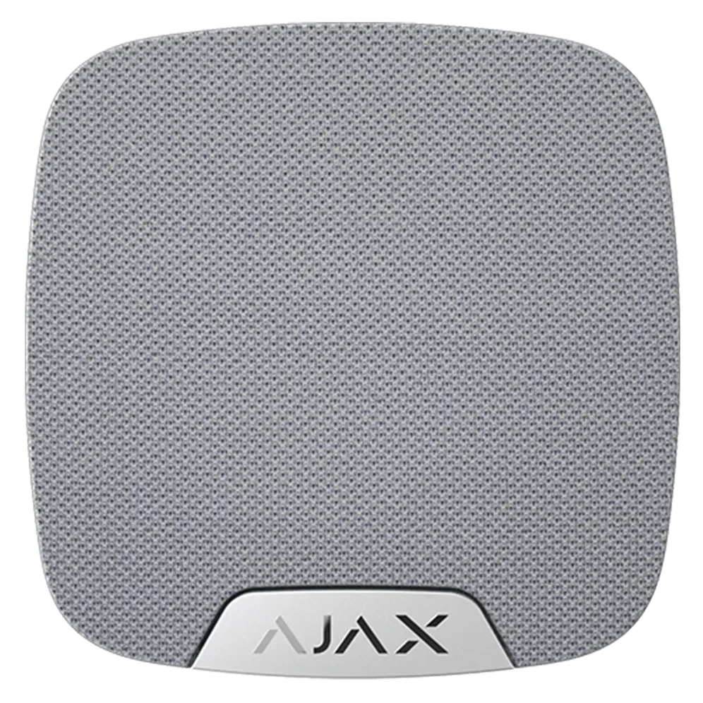 Ajax HomeSiren S (8PD) white с клеммой для дополнительного светодиода Бездротова внутрішня сирена, фото 1