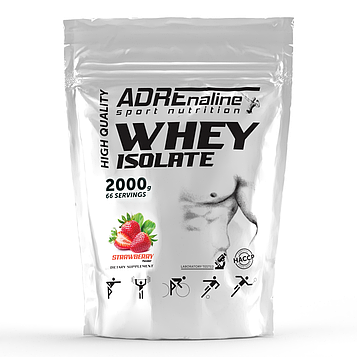 Ізолят Adrenaline Sport Nutrition Isolate 2000 g Полуниця