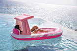 Надувний матрац плотик для плавання "Рожева райська човник" (244x119x97, вініл) 57804, фото 5
