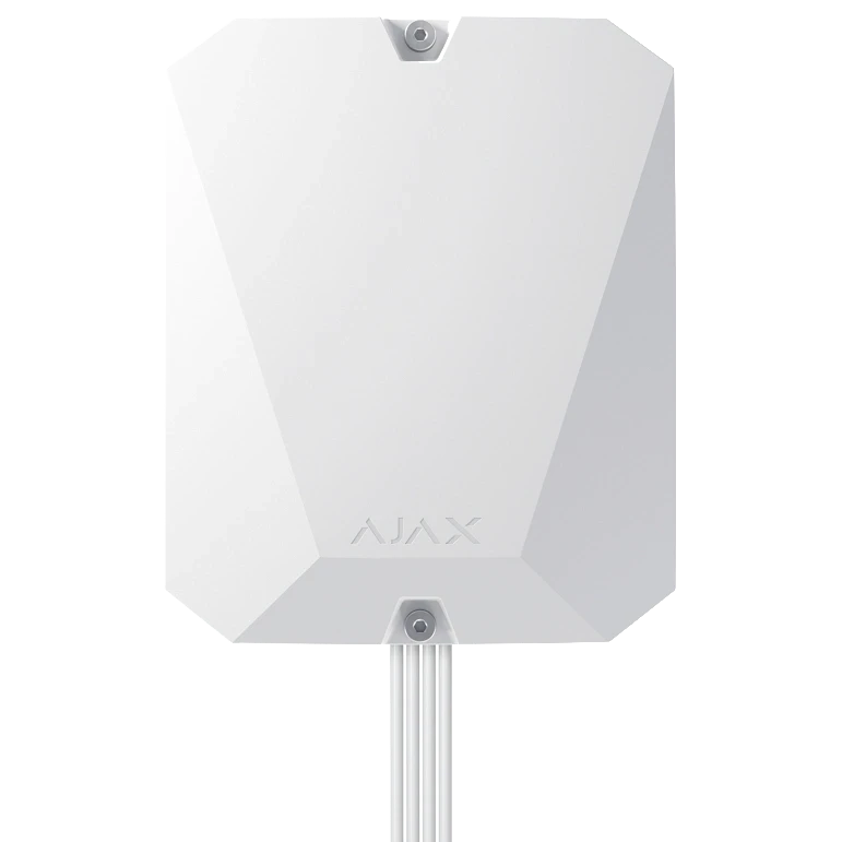 Ajax MultiTransmitter Fibra white Дротовий трансмітер
