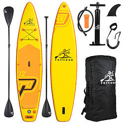 Сап для плавання, надувні дошки SUP, САП дошка надувна Poseidon 365*82*15 см, надувна дошка для серфінгу