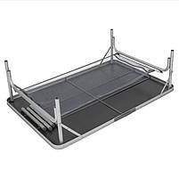 Туристичний Стіл Розкладний Bo-Camp Premium 118x78 cm Grey (1404423) Кемпінговий Складаний Столик для риболовлі, фото 5