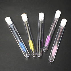 Пензель-щіточка для вій та брів у футлярі Starlet Professional, різні кольори