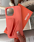 Кораловий чохол Rhode Peach Pit з блиском для губ для iPhone 12 pro max, фото 2