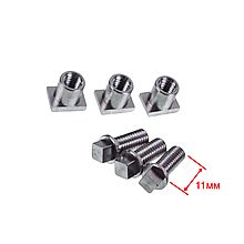 Гвинт 3 шт та гайка відповіді 3шт для кріплення леза до ножа Salvinox, Salvador R70/H82/B98 (нова версія)
