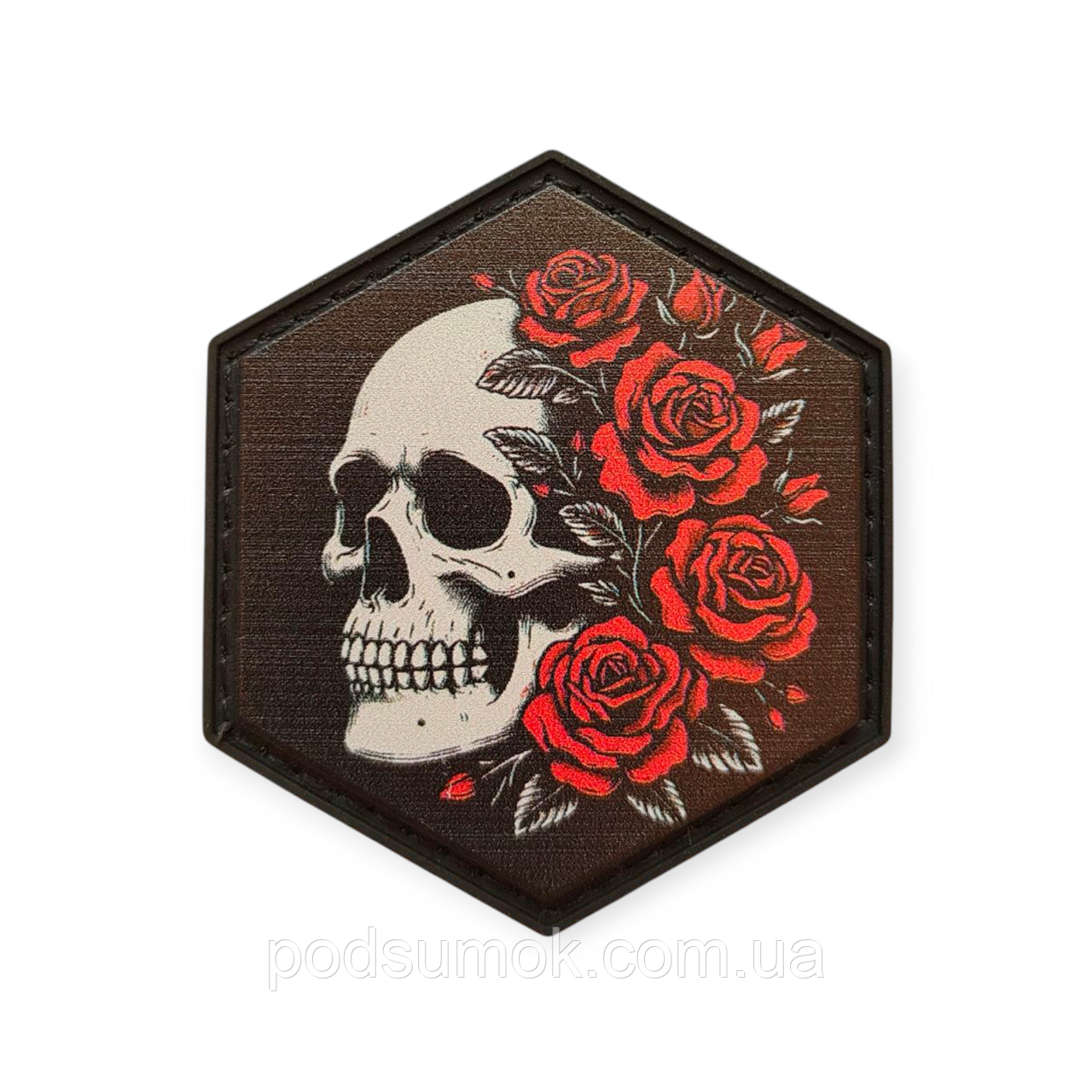 Шеврон ПВХ HEX PATCH H-20 на липучці для велкро патч гумовий, фото 1