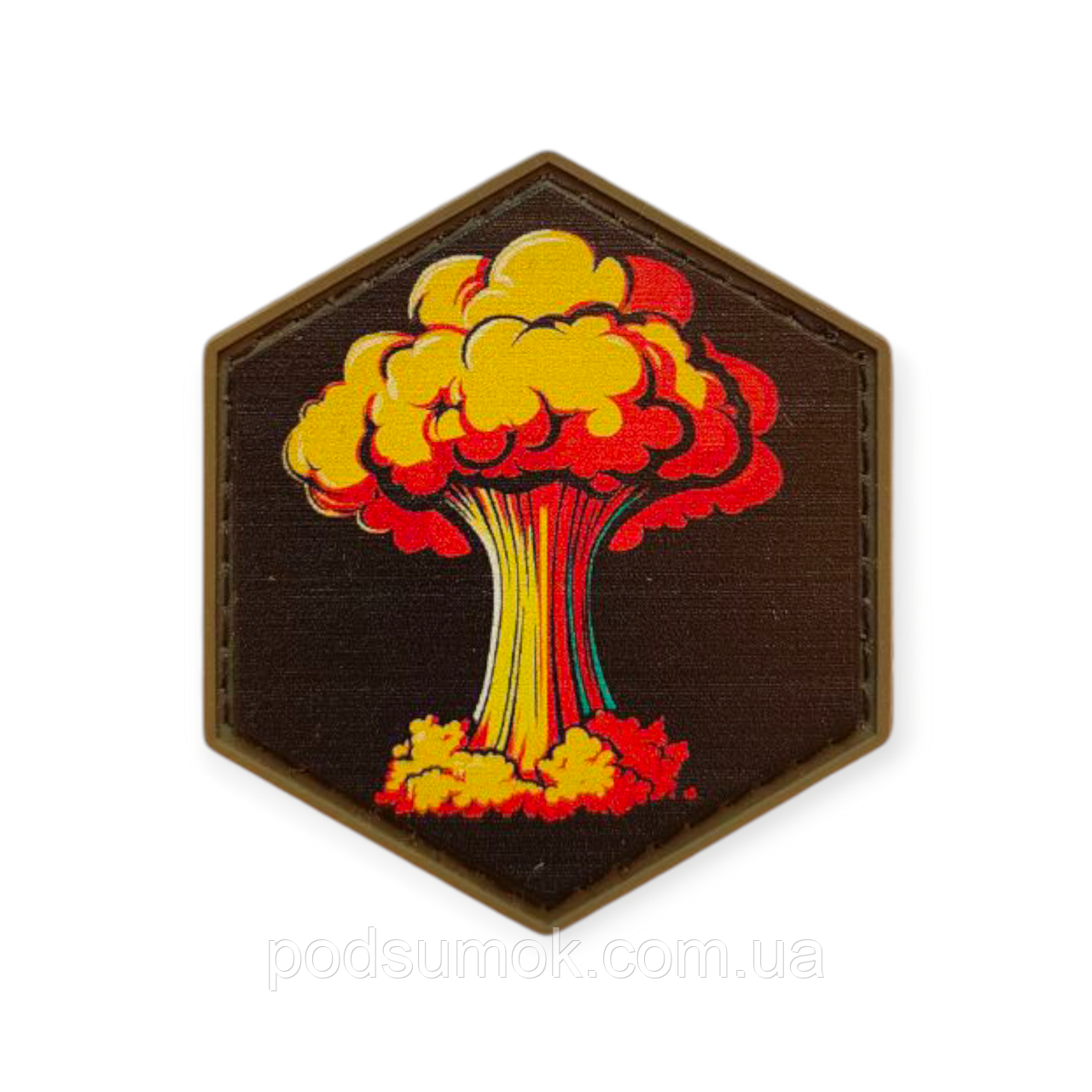 Шеврон ПВХ HEX PATCH H-21 на липучці для велкро патч гумовий, фото 1