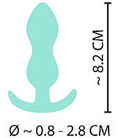 Анальний корок Cuties Green, фото 3