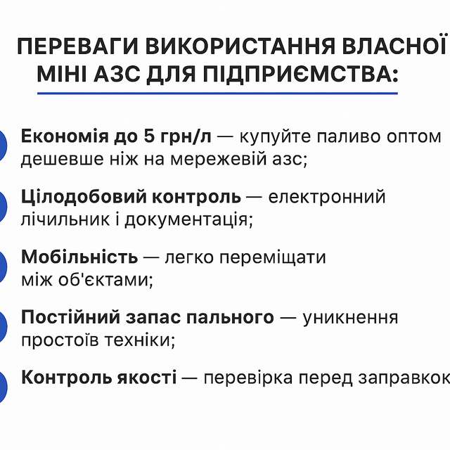 Власна міні азс для підприємств - модульна азс ТОВ ЕНЕРАГРО