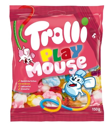 Желейки  Trolli Play Mouse  150 г, фото 1