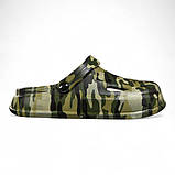 Крокси чоловічі, хакі, комфортні з анатомічною підошвою, 42-43 р., фото 2