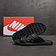Чоловічі шкіряні літні шльопанці-сланці Nike Classic, Літні чоловічі чорні шльопанці Найк. Чоловіче взуття, фото 6
