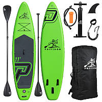 Сап для плавання, надувні дошки SUP, САП дошка надувний Poseidon 335*82*15 см, надувна дошка для серфінгу