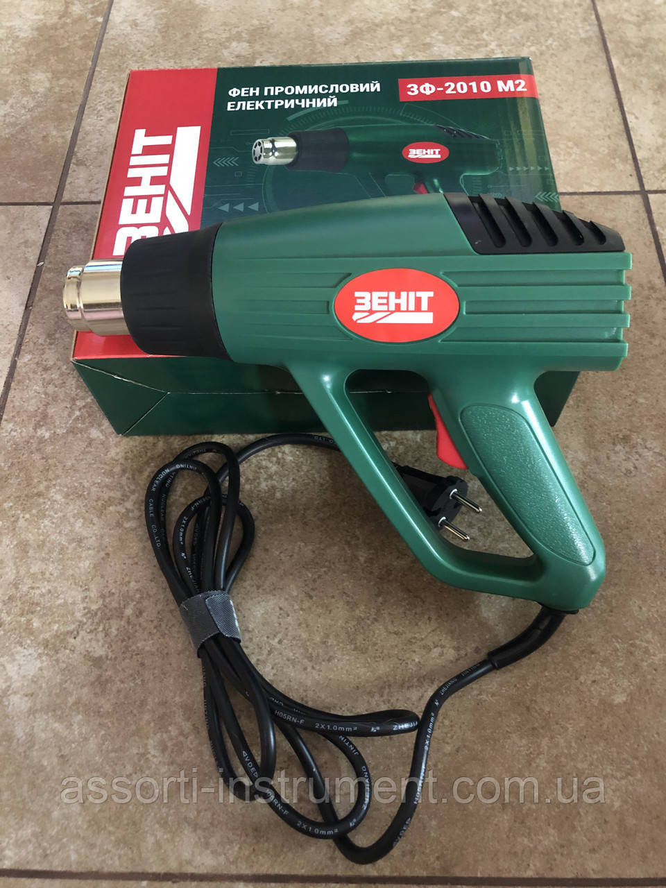 Фен промисловий будівельний електричний ZENIT ЗФ-2010 М2 ГАРАНТІЯ 3 РОКИ!, фото 1