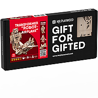 Дерев'яний конструктор Робот-літак трансформер 3D-модель