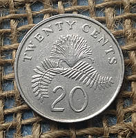 20 центiв 1990 року. Сiнгапур