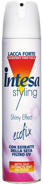 Лак для укладання волосся суперсильної фіксації з ефектом блиску Intesa Styling Shiny Effect