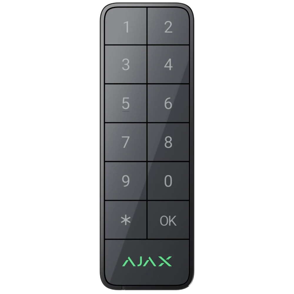 Ajax Superior Keypad Outdoor Fibra graphite Дротова клавіатура
