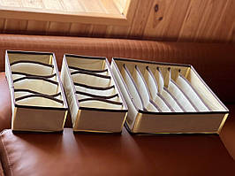 Набір органайзерів для білизни 3 шт в комплекті