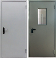 Двери противопожарные металлические одностворчатые с пределом огнестойкости Ei-30, Ei-60