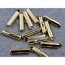 Кінцевик-трубочка слайдер 4*16мм, 50шт, колір золото