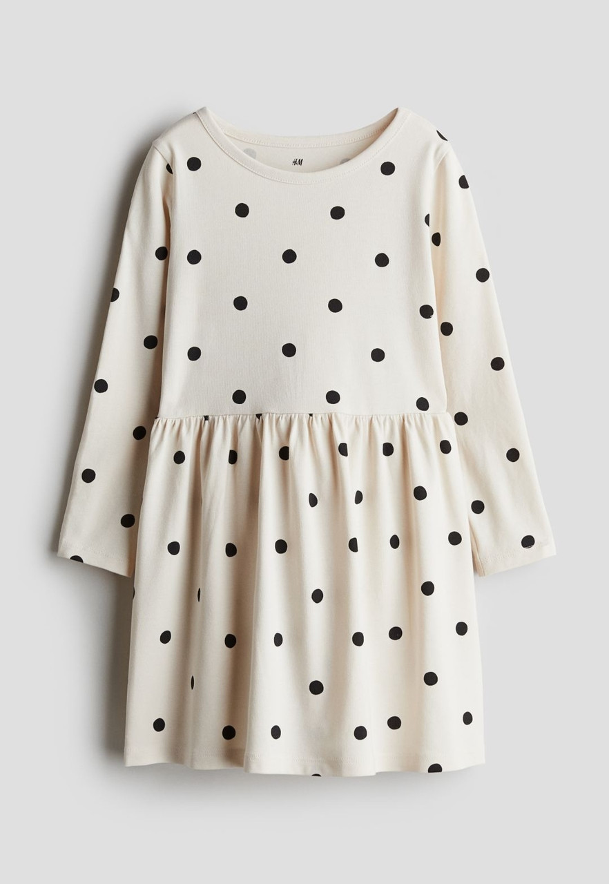 Сукня для дівчинки бежева в горох H&M 92, 98/104, 110/116, 122/128, 134/140см