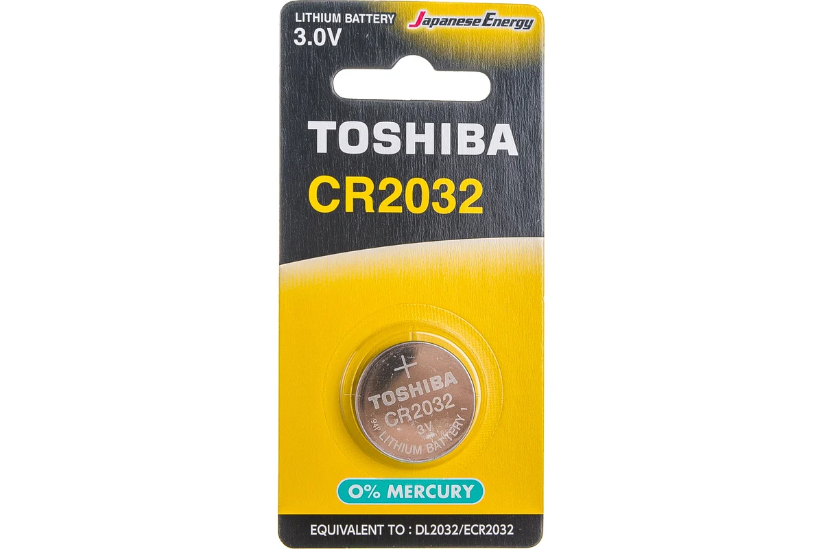 Батарейка Toshiba CR2032