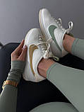 Білі шкіряні жіночі кросівки кроссовки Nk Cortez Wildflowers, фото 8