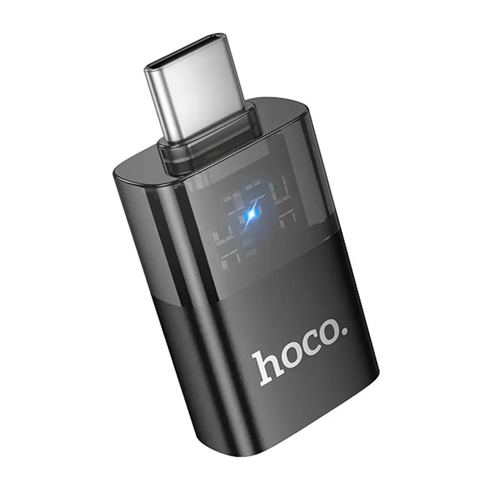 Перехідник OTG Hoco UA36B Type-C to USB Black
