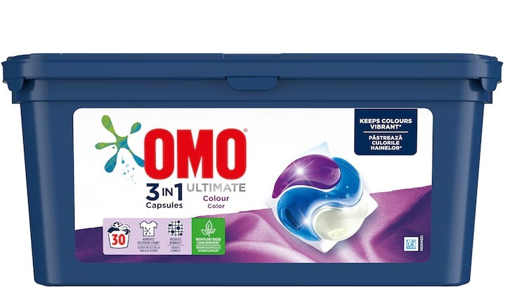 Капсули для прання кольорової білизни 3in1 Omo Color Ultimate 30 шт