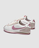 Білі шкіряні жіночі кросівки кроссовки Nike Cortez 'Valentines Day', фото 7