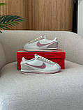 Білі шкіряні жіночі кросівки кроссовки Nike Cortez 'Valentines Day', фото 8