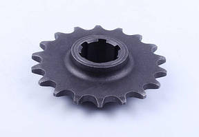 Зірка редуктора велика (вала шестигранного) Z-18 мотоблок  мотоблок 168F-мотоблок 170F