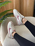 Білі шкіряні жіночі кросівки кроссовки Nike Cortez 'Valentines Day', фото 9