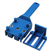 Кондуктор для шкантів Ø 6, 8, 10 мм - Столярний шаблон для складання меблів - blue, фото 7