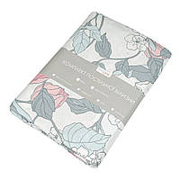 Постільна білизна Home Line Весняний Вечір сіро-бежевий бязь полуторна (168342) (m111697)