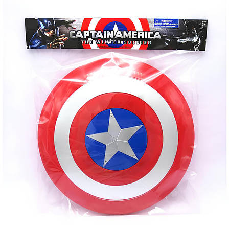 Дитячий іграшковий щит капітана Америки, щит Captain America, Щит Стіва Роджерса 32 см, фото 1