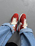 Червоні замшеві жіночі кросівки Nike Cortez Red  Демісезонні кеди Найк Кортез, фото 10