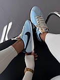 Блакитні текстильні жіночі кросівки Nk Cortez Vintage Light Blue Демісезонні кеди Найк Кортез, фото 7
