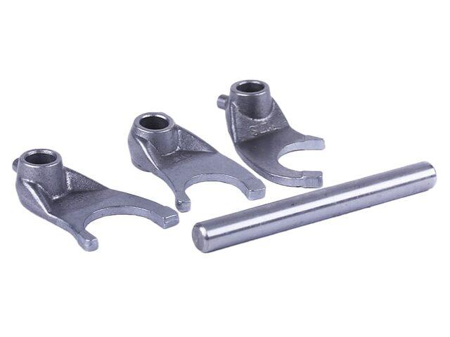 Вал КПП на бензиновий двигун СG150/200 + вилки, к-т: 3 шт.