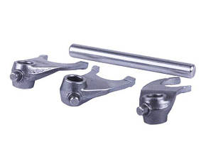 Вал КПП на бензиновий двигун СG150/200 + вилки, к-т: 3 шт., фото 2