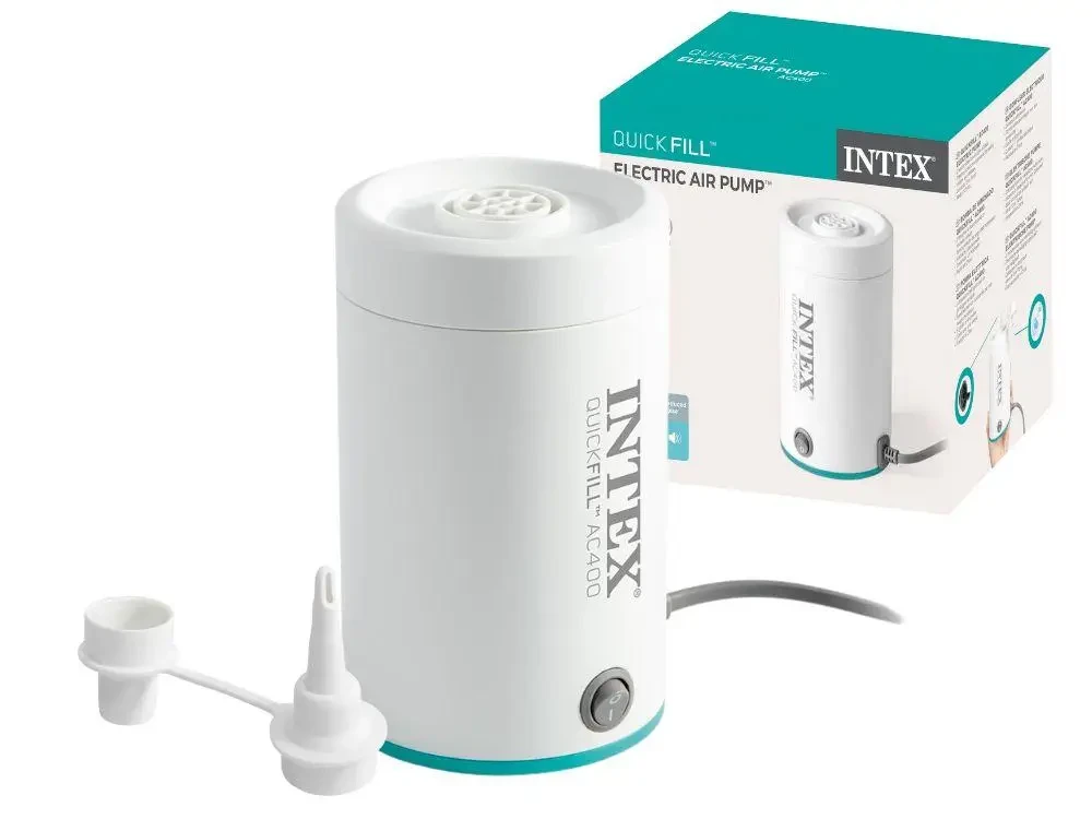 Електричний насос для надування від мережі (220-240 V, 400 л/хв), Intex 66646, фото 1
