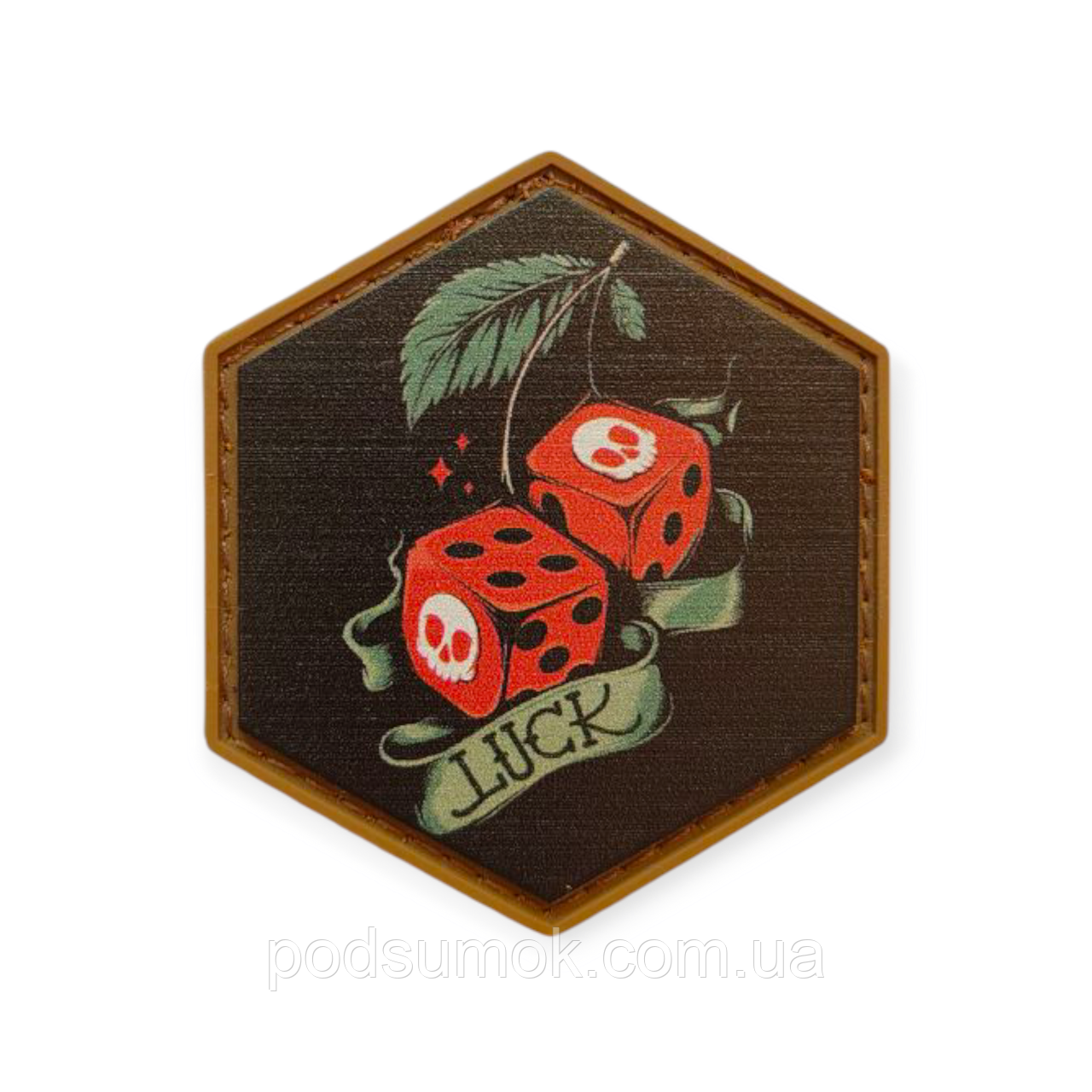 Шеврон ПВХ HEX PATCH H-54 на липучці для велкро патч гумовий, фото 1