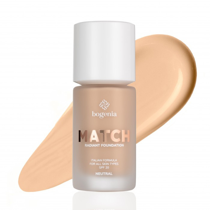 Тональний крем MATCH зволожуючий від Bogenia 35 мл 002 Neutral, фото 1