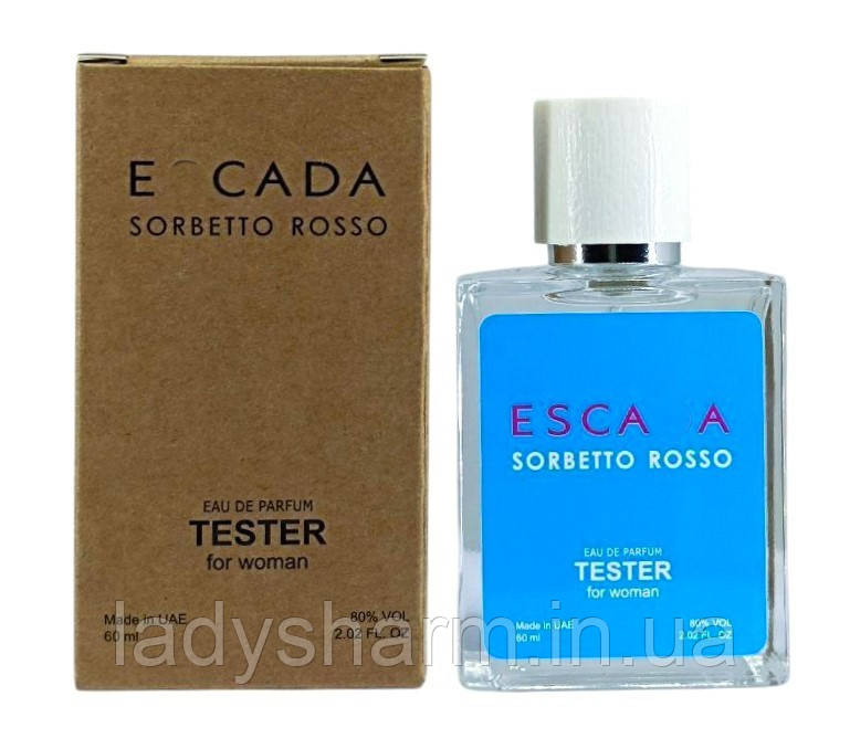 Жіночий тестер ВІП Sorbetto Rosso (Сорбетто Россо), 60 мл, фото 1