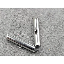 Кінцевик-трубочка слайдер 4*20мм, 50шт, колір сталь