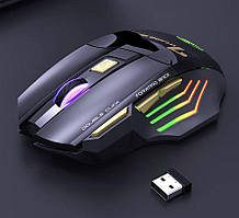 Мишка бездротова iMice GW-X7 чорна (006231)