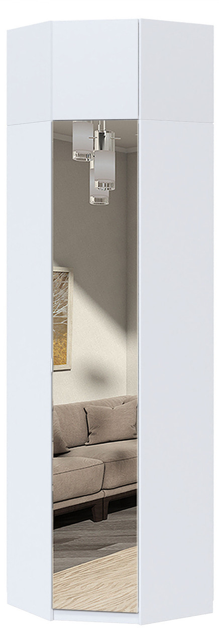 Шафа кутова для спальні з антресоллю 62 см х 37.6 см х 240 см | Майстер Форм Тетріс, фото 1